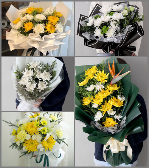湖北孝感市安陆市洑水镇殷棚村白事花束代送